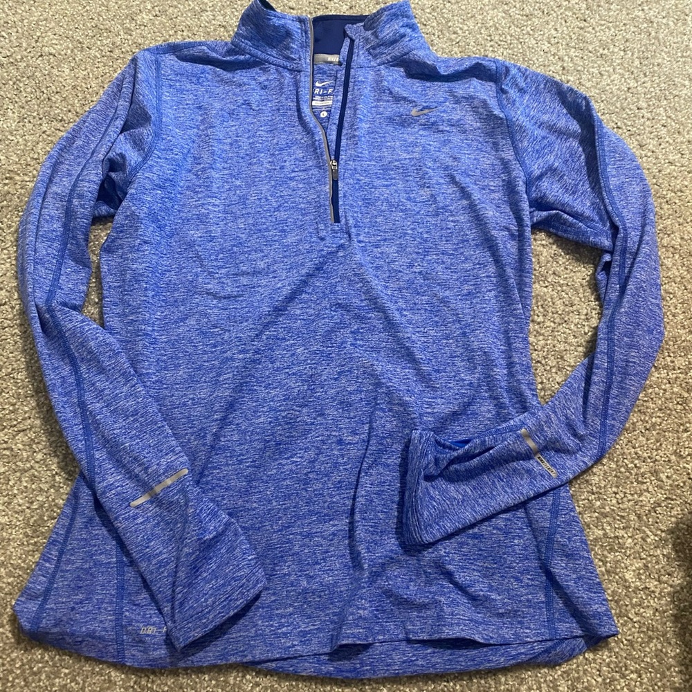 Nike running half zip